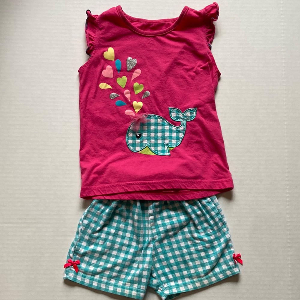 Matching whale outfit